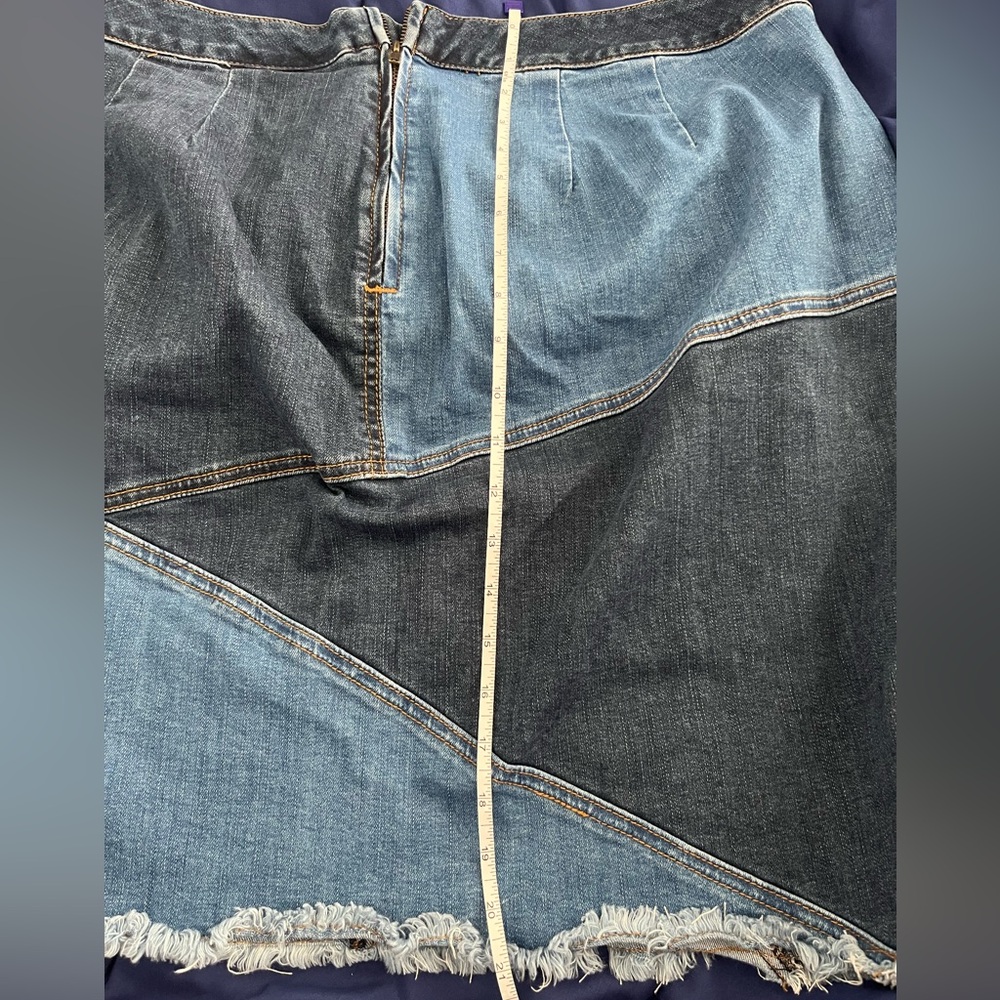 Lane Bryant Blue Jean Skirt - Picture 2 of 5